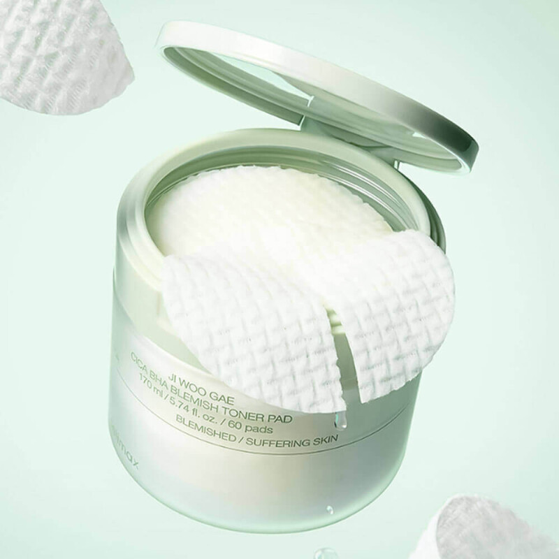 Celimax Ji Woo Gae Cica BHA Blemish Toner Pad
