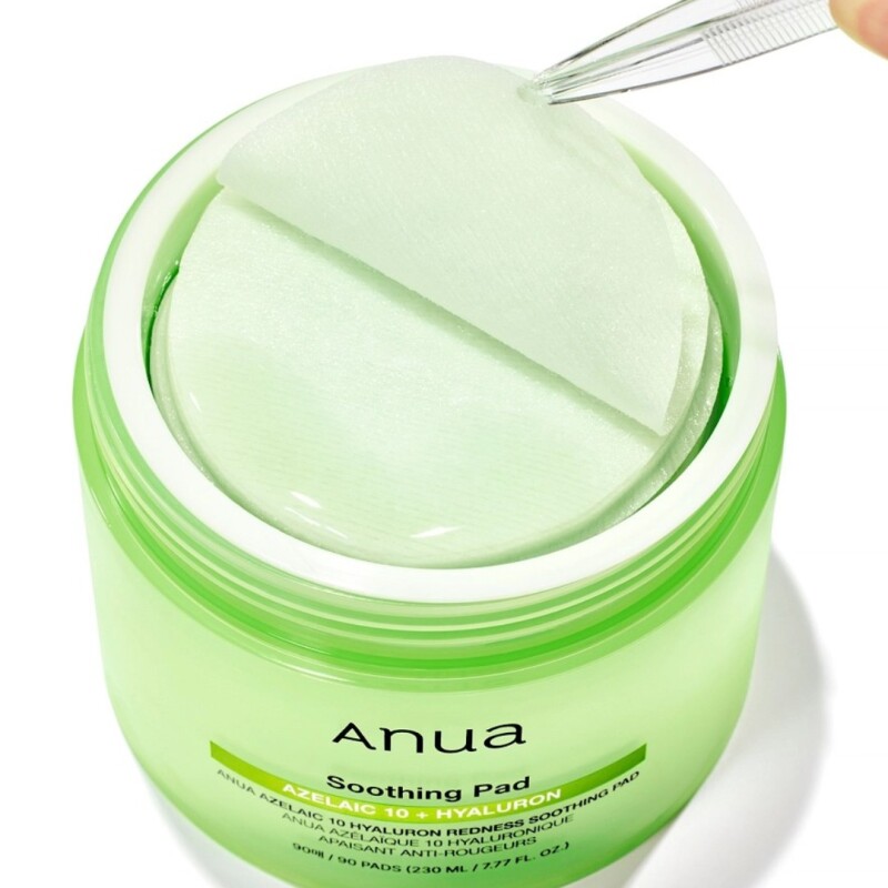 ANUA AZELAIC 10 HYALURON REDNESS SOOTHING PAD