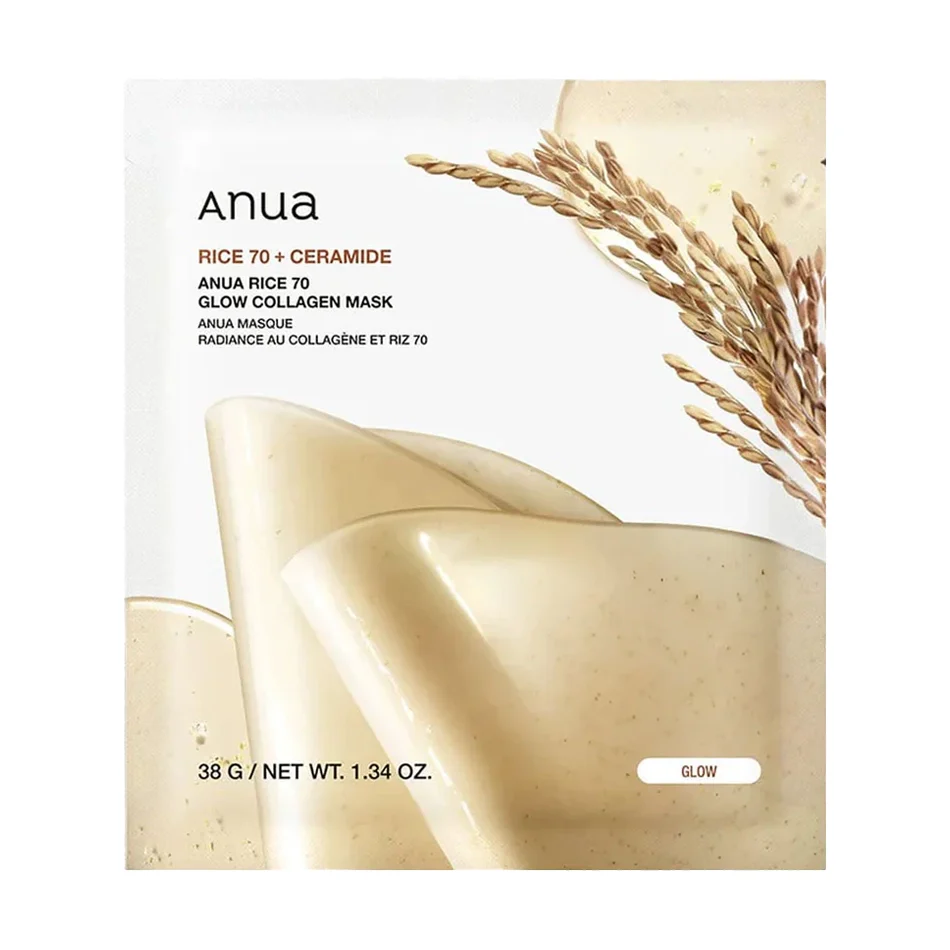 ANUA RICE 70 GLOW COLLAGEN MASK