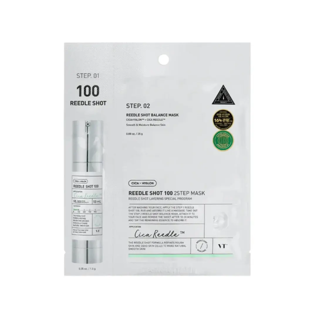 VT Cosmetics Reedle Shot 100 2 Step Mask
