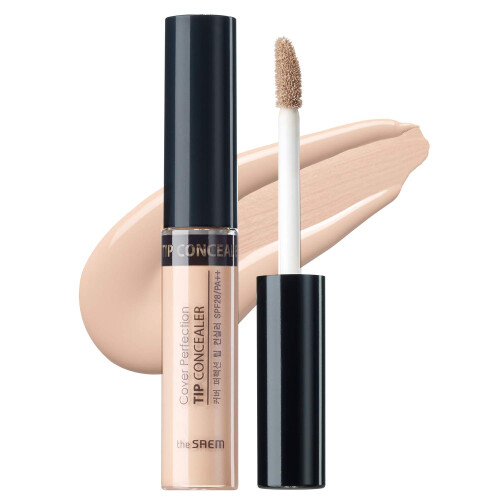 THE SAEM COVER PERFECTION TIP CONCEALER [02 RICH BEIGE]