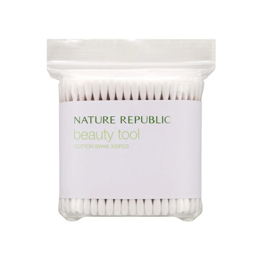 NATURE REPUBLIC BEAUTY TOOLS COTTON SWABS 300PCS