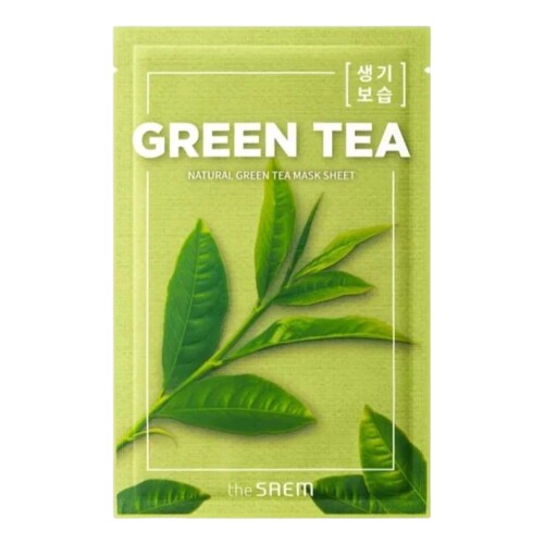 THE SAEM NATURAL MASK SHEET [GREEN TEA]