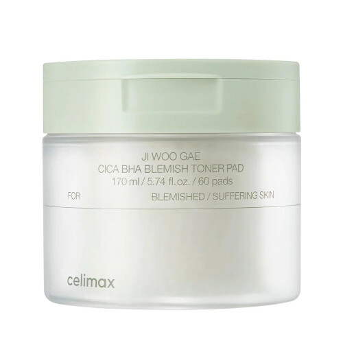 Celimax Ji Woo Gae Cica BHA Blemish Toner Pad