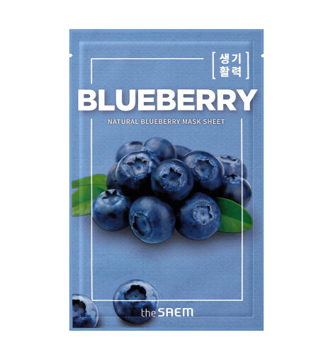 THE SAEM NATURAL MASK SHEET [BLUEBERRY]