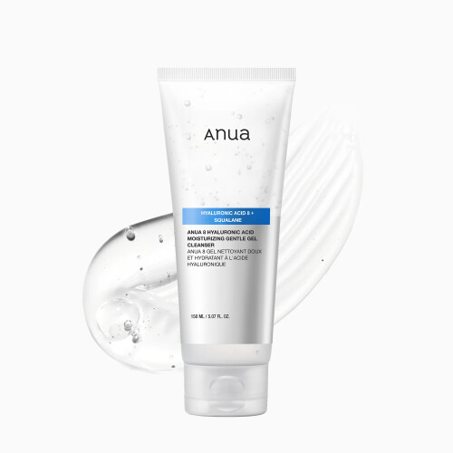 ANUA 8 HYALURONIC ACID MOISTURIZING GENTLE GEL CLEANSER