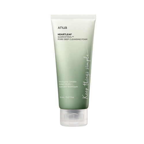 ANUA HEARTLEAF QUERCETINOL PORE DEEP CLEANSING FOAM