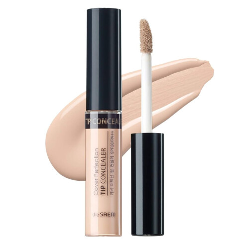 THE SAEM COVER PERFECTION TIP CONCEALER [0.5 ICE BEIGE]