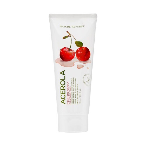 NATURE REPUBLIC FRESH HERB ACEROLA CLEANSING FOAM