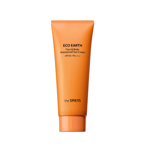 THE SAEM ECO EARTH FACE & BODY WATERPROOF SUN CREAM  SPF50+ PA++++