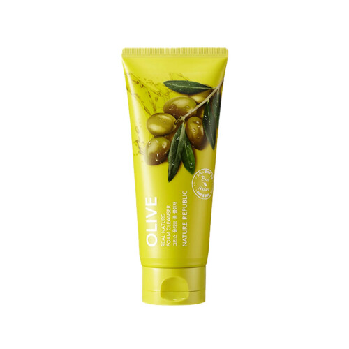 NATURE REPUBLIC REAL NATURE OLIVE FOAM CLEANSER