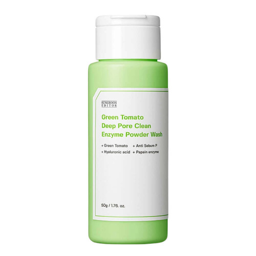 Sungboon Editor Green Tomato Deep Pore Clean Enzyme Powder Wash