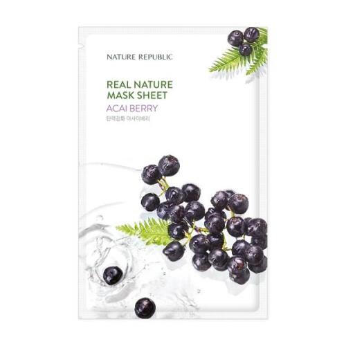 NATURE REPUBLIC REAL NATURE ACAI BERRY MASK SHEET